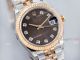 EWF Rolex Datejust Rose Gold Chocolate Dial With Diamonds High End Replica Watch (4)_th.jpg